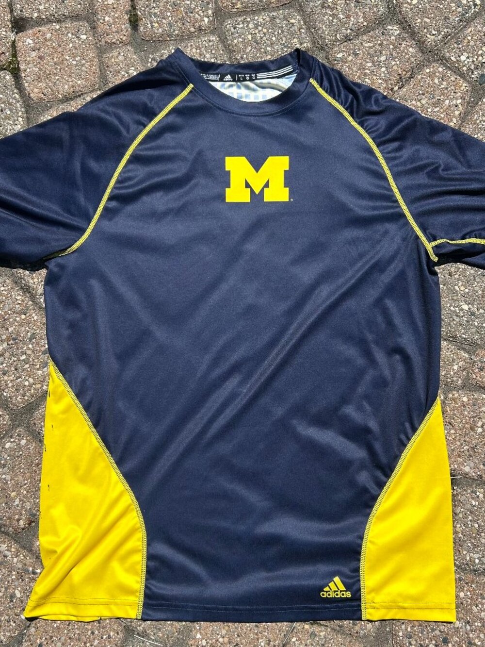 Adidas Climalite University of Michigan Tee Sz L